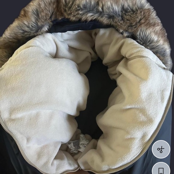 7 A.M. Enfant Black Puffer Car Seat Cover - Picture 2 of 4